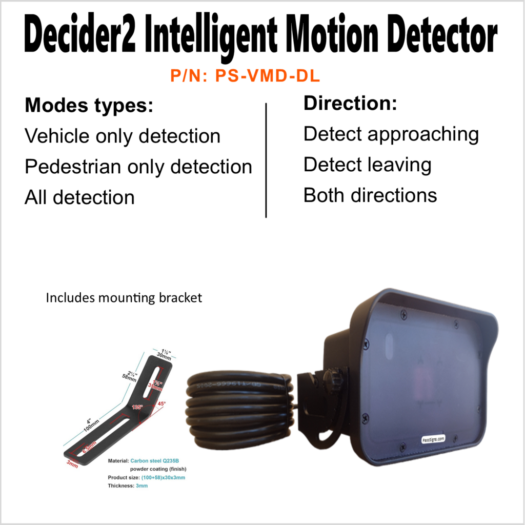 Vehicle motion detector won't detect people