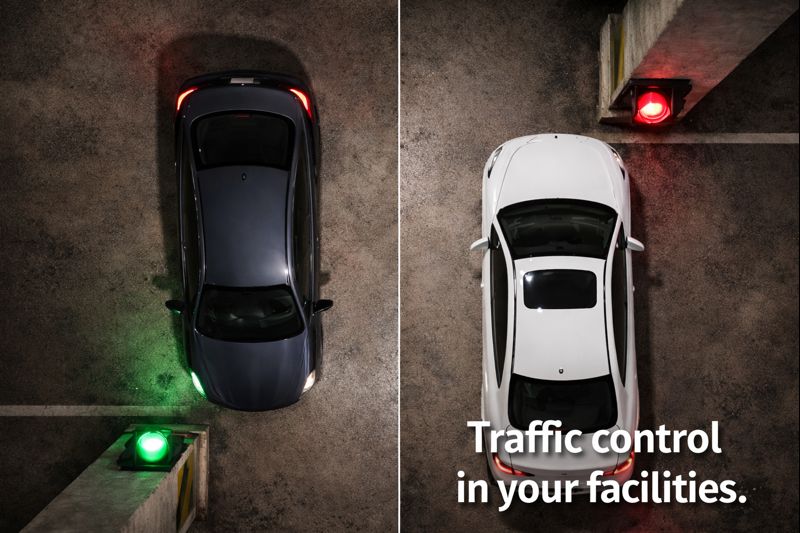 Traffic Control for parking garage and truckyards