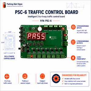 PSC-6 Intelligent Traffic Controller - PSC-6 Board Only