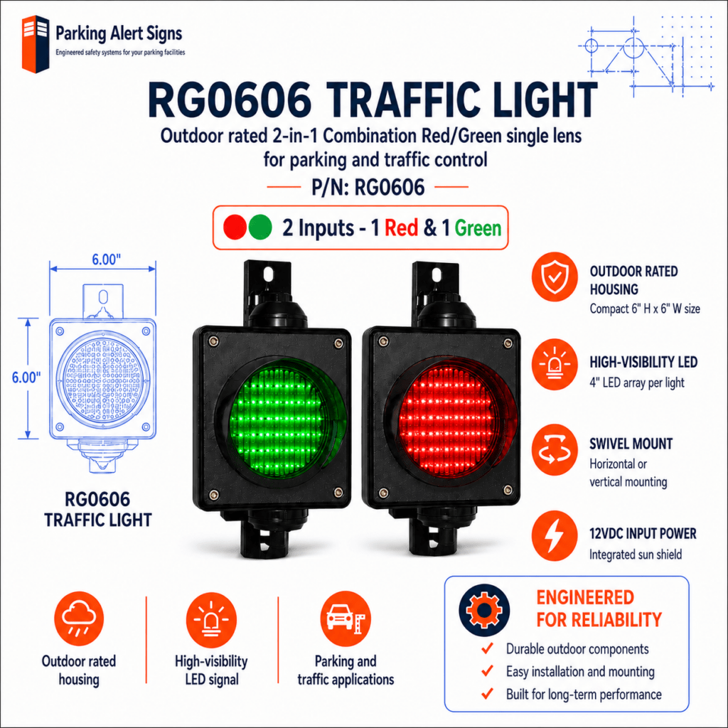 RG0606 - Red Green 100m 2-in-1 Traffic LIght