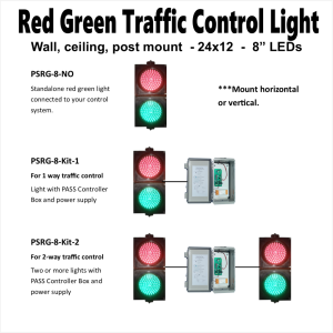 Red Green Traffic Light for Parking Facilities