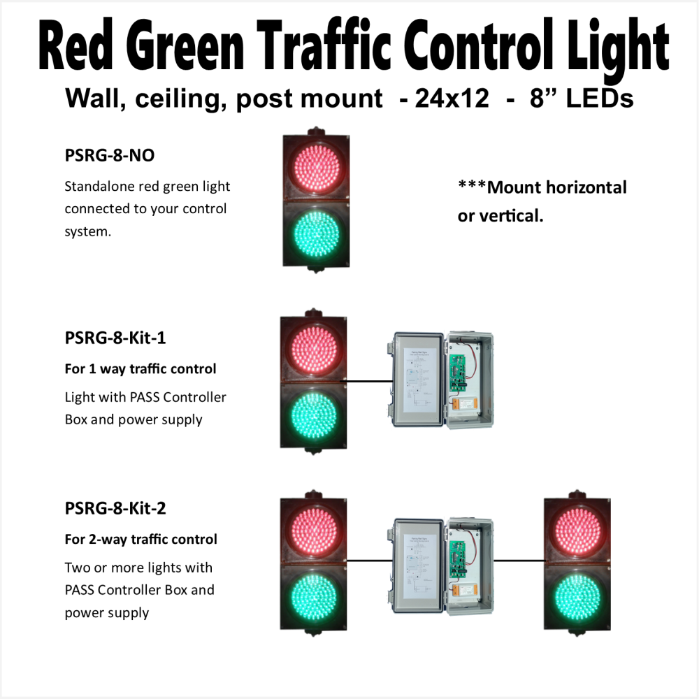 Red Green Traffic Light for Parking Garages
